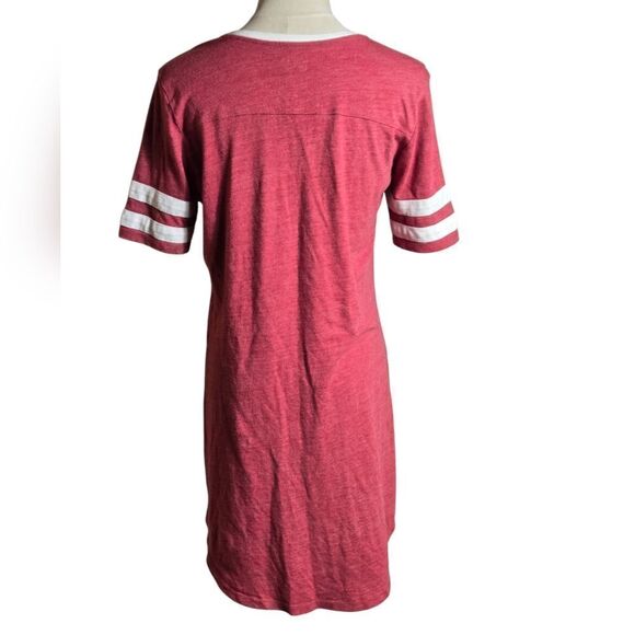 LJ & Co. Georgia Bulldogs Red and White Tee Shirt Dress - Picture 3 of 4